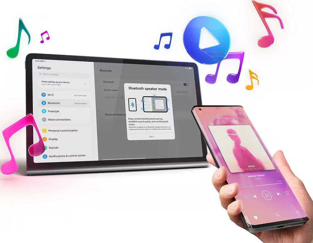 Lenovo Tab Plus Tablet, 11.5 Inch Display, 256GB Internal Memory, 8 GB RAM, Wi-Fi, Luna Grey