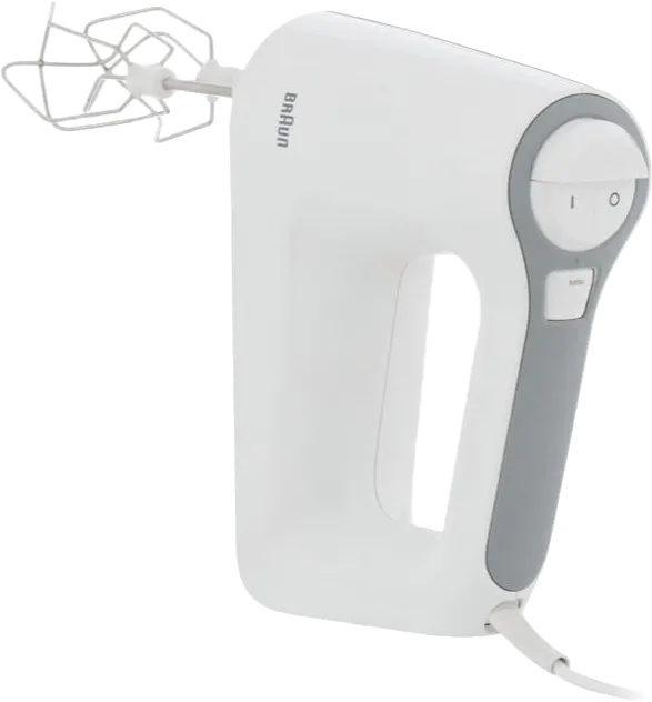 مضرب بيض براون مالتي ميكس 3، 500 وات، 5 سرعات، أبيض، HM3105WH، ضمان راية