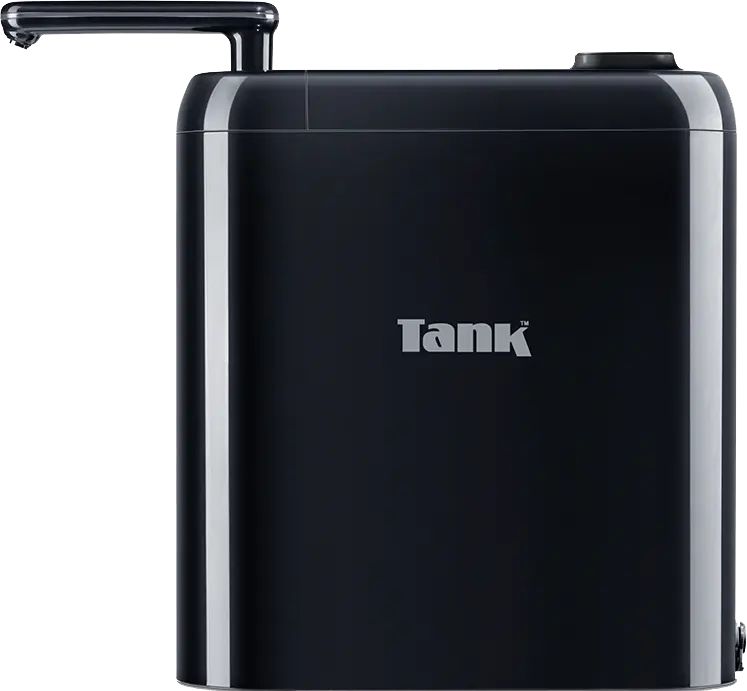 Tank Pro 6 Stage Water Filter, Digital Timer, 360 Degree Swivel Faucet, Black