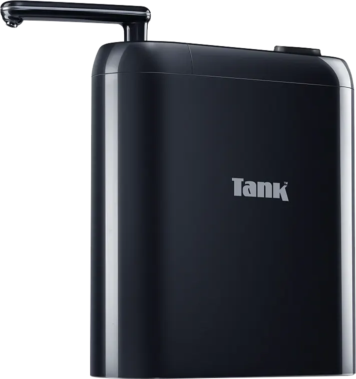 Tank Pro 6 Stage Water Filter, Digital Timer, 360 Degree Swivel Faucet, Black