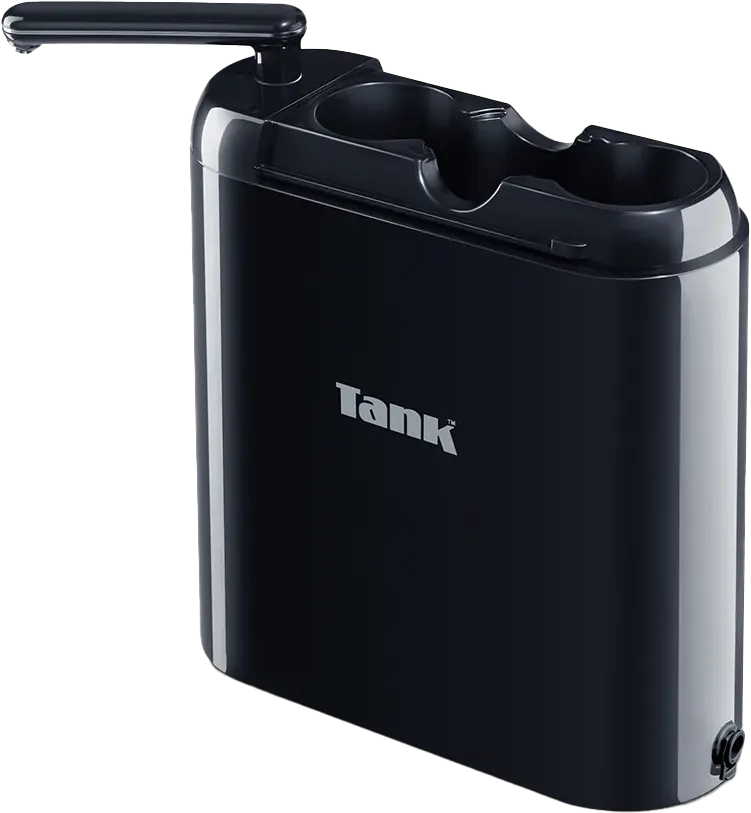 Tank Pro 6 Stage Water Filter, Digital Timer, 360 Degree Swivel Faucet, Black