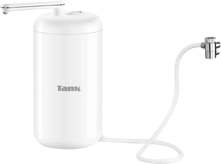 Tank Pro S Water Filter, 4 Functions, 5.1L Tank, 360 Degree Swivel Faucet, White