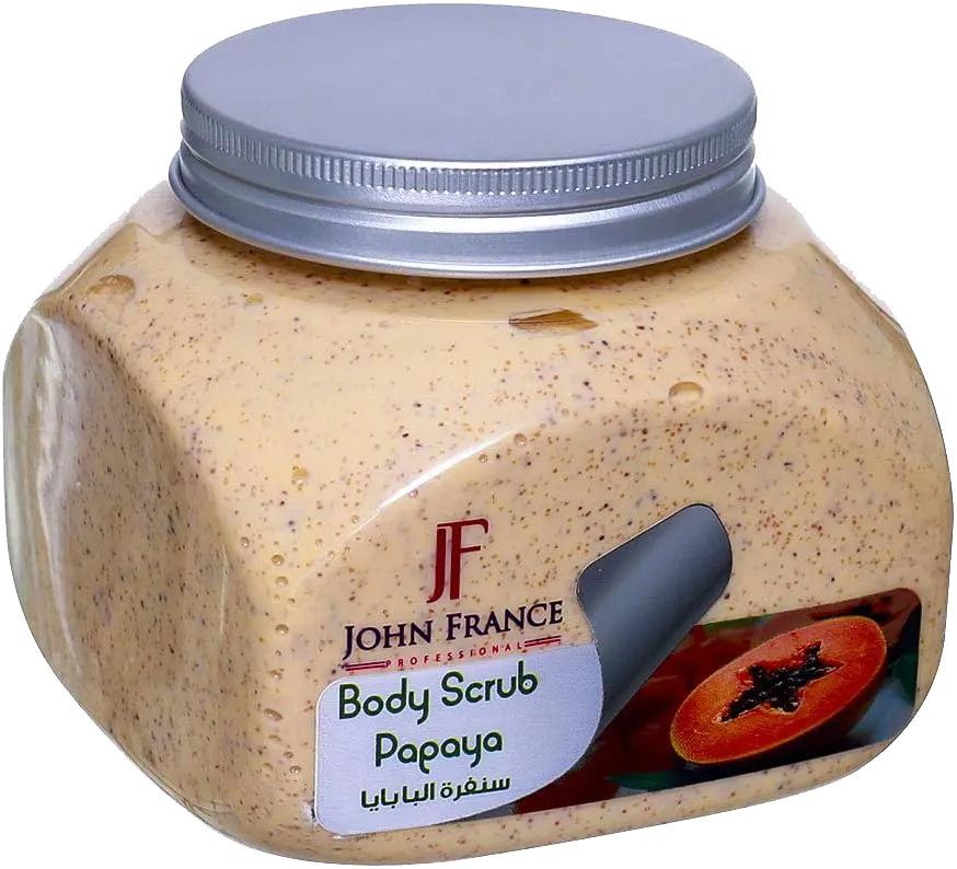 John France Body Scrub Papaya, 500ml.