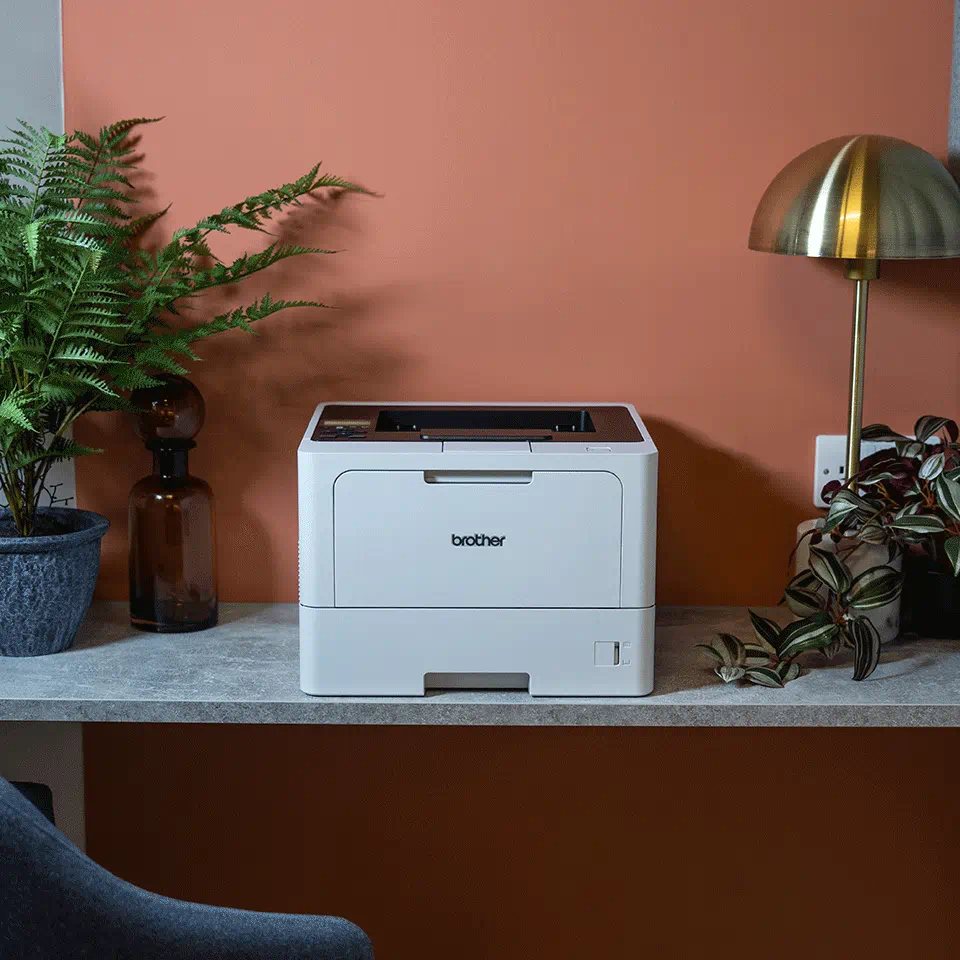 Brother LaserJet Monochrome Printer, WI-FI, High printing Speed, Black, HL-L5210DW