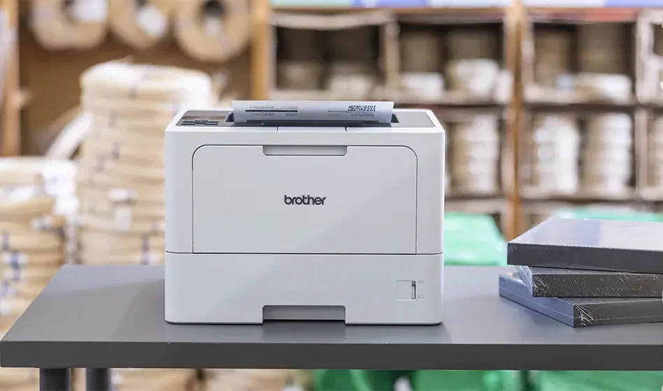 Brother LaserJet Monochrome Printer, WI-FI, High printing Speed, Black, HL-L5210DW
