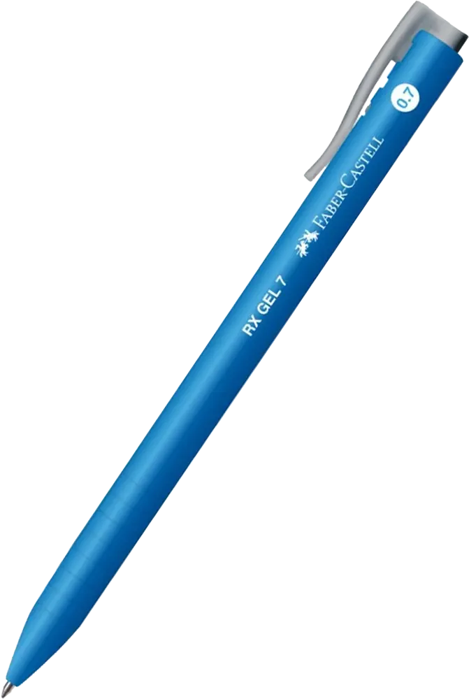 Faber-Castell RX Gel Pen , 0.7mm ,Quick Dry , Blue, 249651