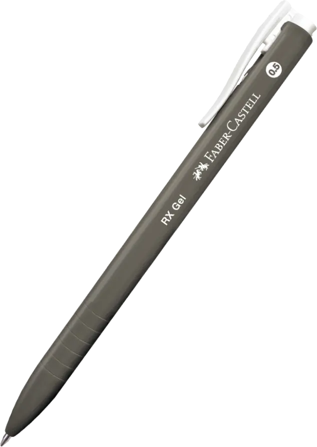 Faber-Castell RX Gel Pen , 0.5mm ,Quick Dry , Black, 249999