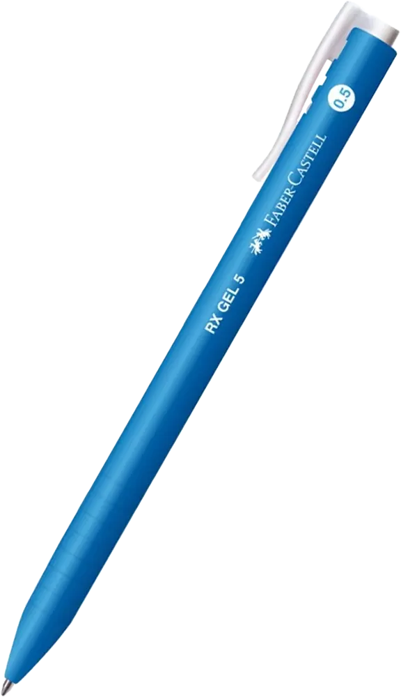 Faber-Castell RX Gel Pen , 0.5mm ,Quick Dry , Blue, 249951