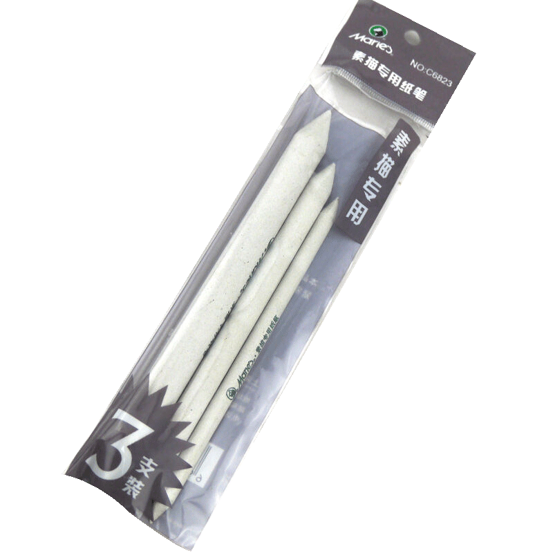 Maris White Melting Charcoal Pencils, Set of 3, C6823