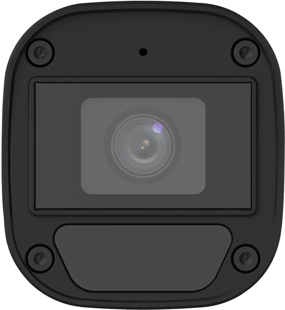 كاميرا مراقبة خارجية يونيفيو كولور هانتر ثابتة تعمل بالأشعة تحت الحمراء بدقة 2 ميجابكسل، عدسة 4.0 مم، مايكروفون مدمج، أبيض، UAC-B112-AF40