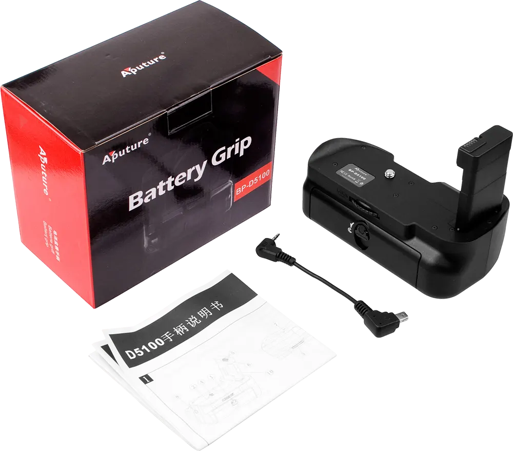 Aputure Vertical Battery Grip for Nikon D5100, Black, BP.D5100