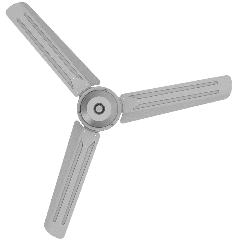 Tornado Ceiling Fan, 5 Speeds , 56 Inch , Silver , (5 Year Warranty), TCF56WS