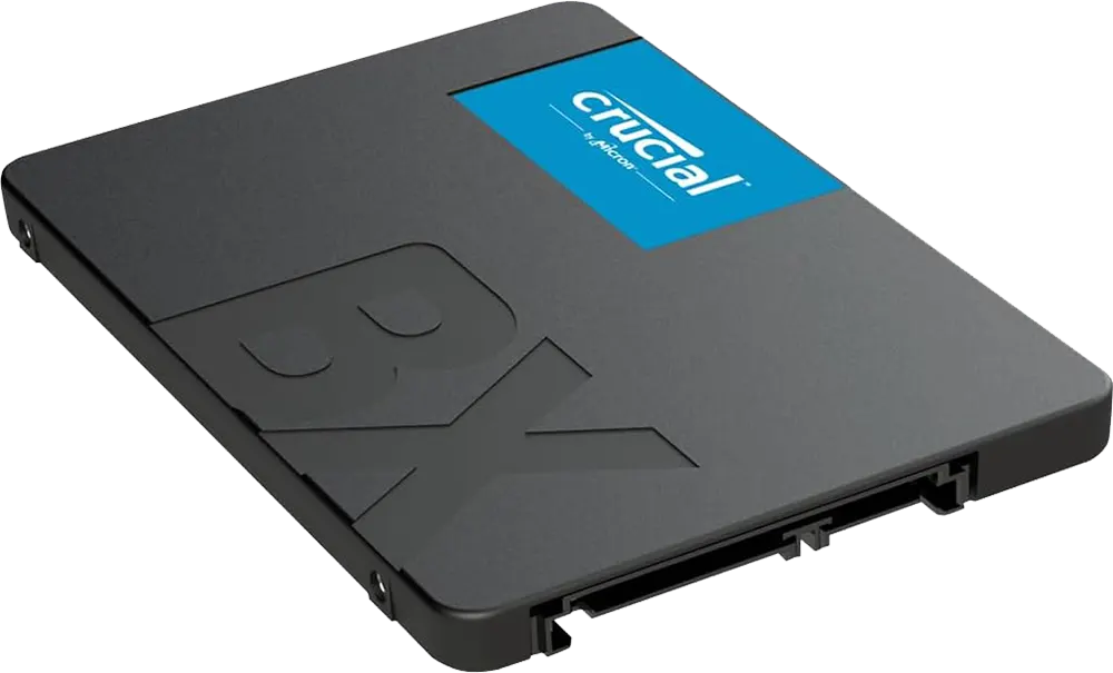 هارد ديسك داخلي كروشال BX500 ساتا 2.5 بوصة SSD، للاب توب والكومبيوتر، سعة 1 تيرابايت، ، أسود، CT1000BX500SSD1