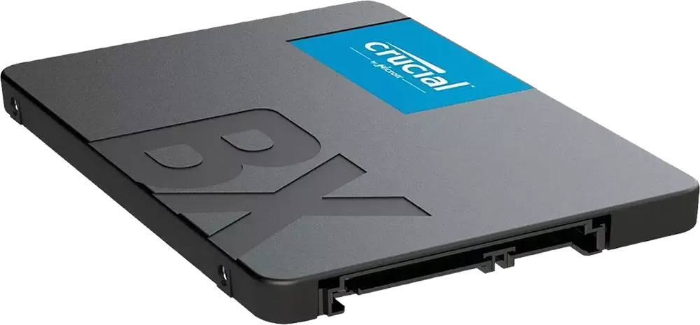 هارد ديسك داخلي كروشال BX500 ساتا 2.5 بوصة SSD، للاب توب والكومبيوتر، سعة 1 تيرابايت، ، أسود، CT1000BX500SSD1