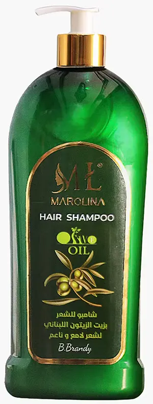 شامبو للشعر بزيت الزيتون اللبناني لشعر لامع وناعم من مارولينا، 1000 مل
