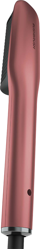 Rush Brush Hair Straightener Brush, LED Display, 10 Heat Settings, Rose Gold, S2 Elite