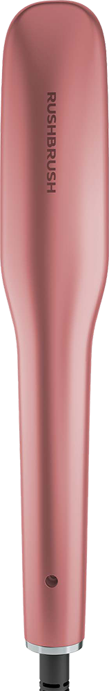 Rush Brush Hair Straightener Brush, LED Display, 10 Heat Settings, Rose Gold, S2 Elite