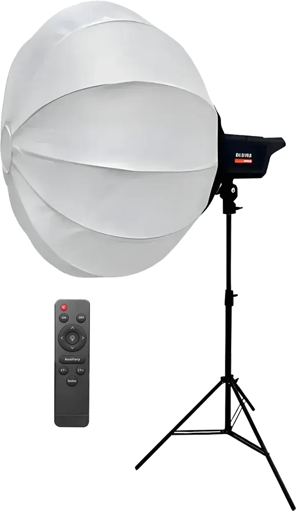 مجموعة أضاءة فيديو بلوكاما ليد (ضوء وكرة ناعمة وحامل ثلاثي القوائم)، PK-400S