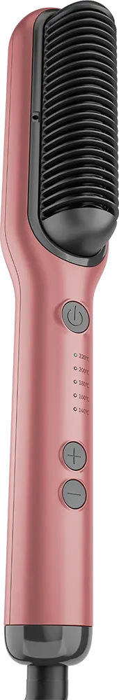 Hair Straightener Rush Brush S2 Pentium, 220°C, ionic Technology, Rose Gold
