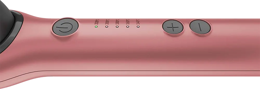 Hair Straightener Rush Brush S2 Pentium, 220°C, ionic Technology, Rose Gold