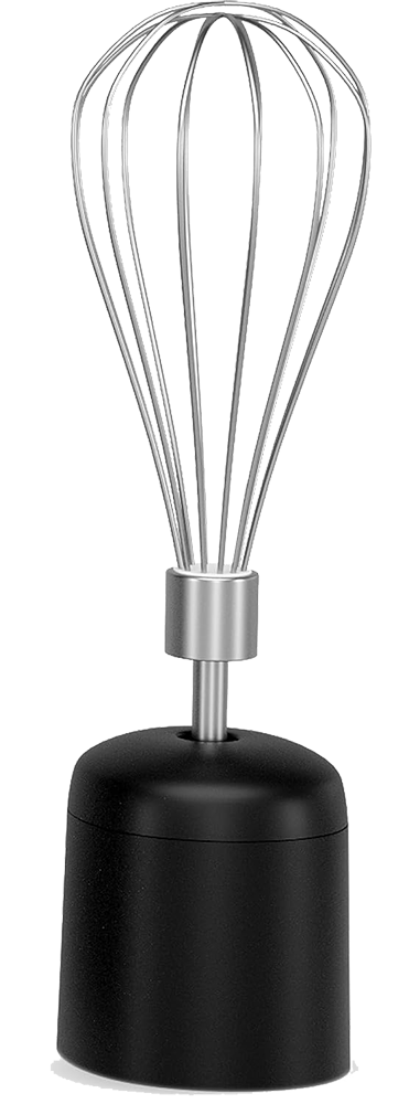 Mienta Turbo Plus Hand Blender with Chopper, 1000 Watt, 600 ml , Multi-Speed , Black , HB111438A