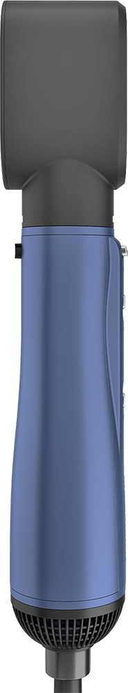 Rush Brush Hair Styling Kit, 1300 Watts, 3 Heat Levels, 2 Speeds, Navy Blue, 6+