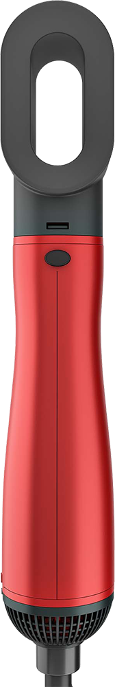 Rush Brush Hair Styling Kit, 1300 Watts, 3 Heat Levels, 2 Speeds, red, 6+