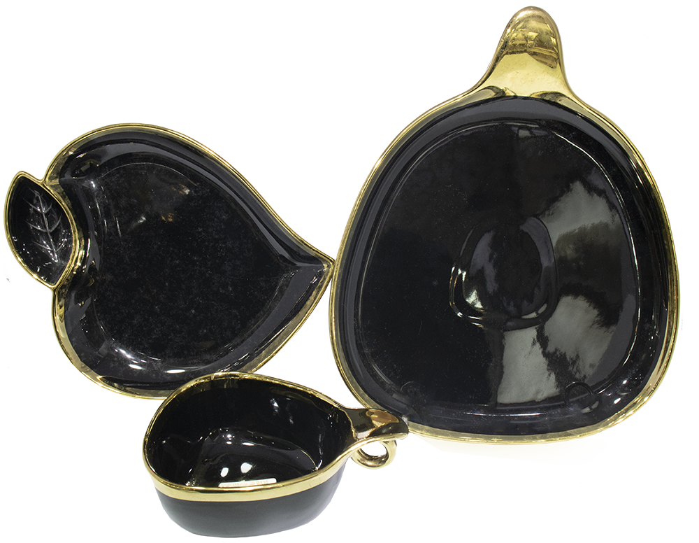 Almaryam Dinner Set, 35 Pieces, Black, BX35