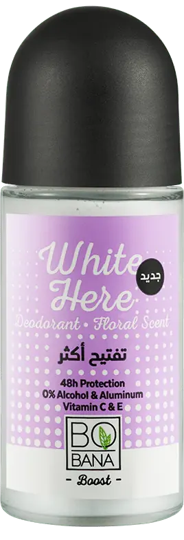 مزيل عرق رول اون للتفتيح برائحة الورود من بوبانا، 50 مل