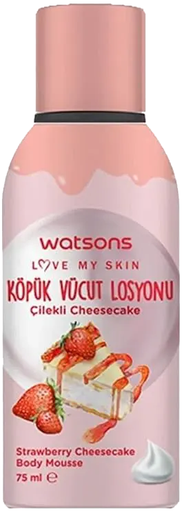 Watsons Strawberry Cheesecake Body Mousse, 75ML