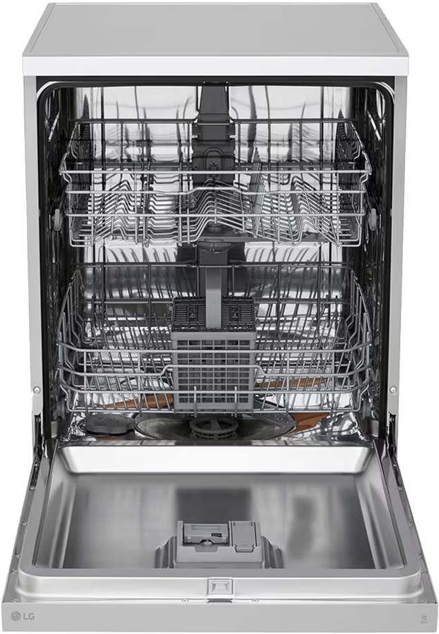 غسالة أطباق ال جي 14 فرد، شاشة ديجتال، محرك دفع مباشر، فضي، DFC612FV