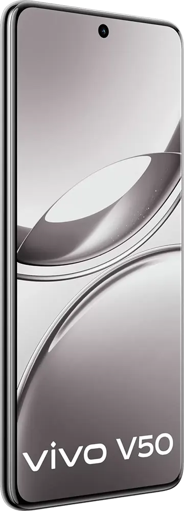 Vivo V50 Dual SIM Mobile, 256GB Memory, 12GB RAM, 5G Network, Black