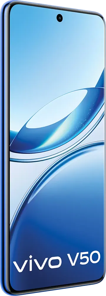 موبايل فيفو V50 ثنائي الشريحة، ذاكرة 256 جيجابايت، رامات 12 جيجابايت، شبكة الجيل الخامس، أزرق