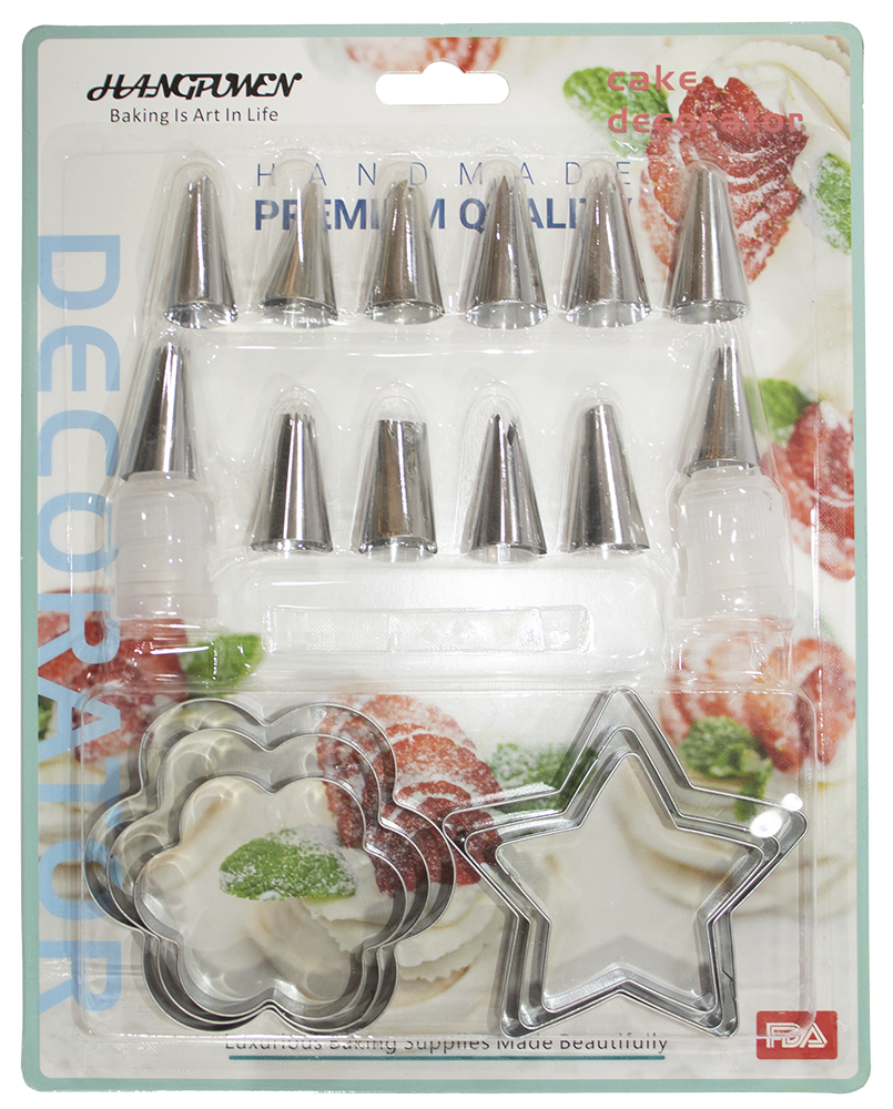 بصامة عجين اشكال مختلفة + بلابل ، استانلس ستيل ، سيلفر