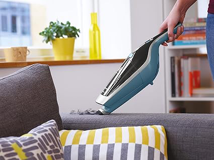 Black & Decker 2-in-1 Cordless Handheld Vacuum Cleaner, 14.4V Battery, 28.8W, 500ml Canister, Lightweight, Black, SVA420B