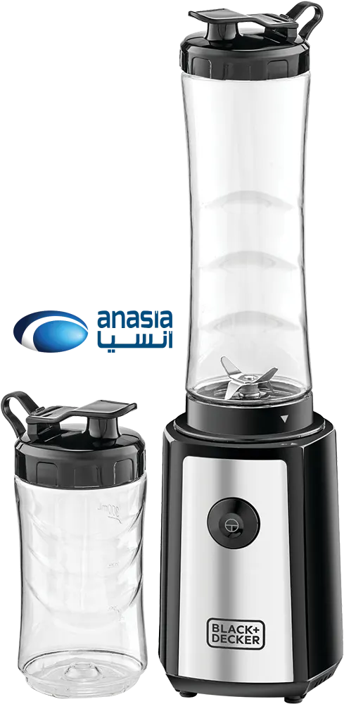 Electric Blender Black & Decker Smoothie 300W, 550ml, Black, SBX300