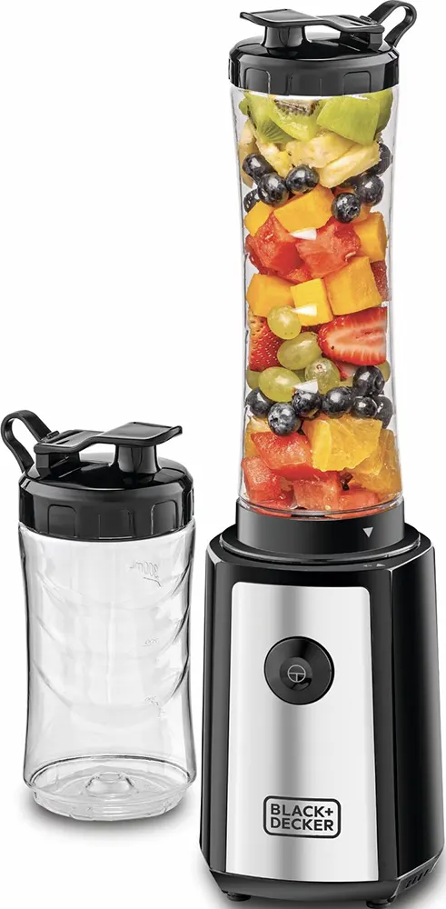 Electric Blender Black & Decker Smoothie 300W, 550ml, Black, SBX300