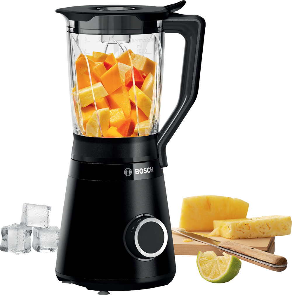 خلاط كهربائي بووش ، 1200 وات ، سعة 1.5 لتر ، سرعتان ، أسود ، MMB6172B