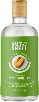 Nutshell Natural Pistachio & Magnolia Body Gel Oil, 250ML