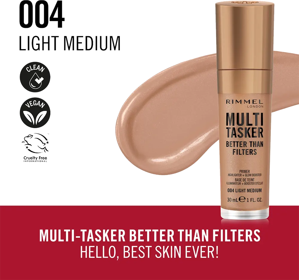 Rimmel Multi-Tasker Better Than Filters Primer, 004 Light Medium