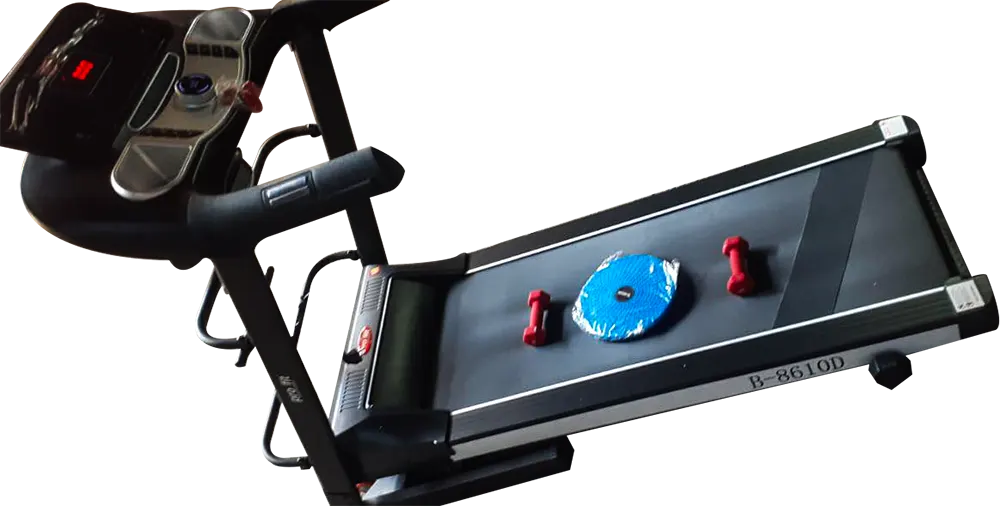 Profit Treadmill, 2 HP, 120 kg, Digital Display, Black, B-8610D