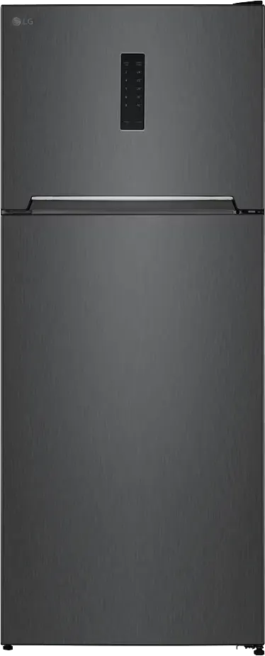 Refrigerator LG No Frost , 401 Liters, 2 Doors, Digital Display, Black, Model GTF402SBAN