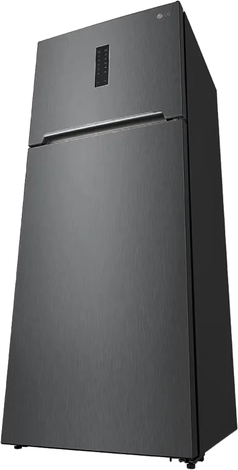 Refrigerator LG No Frost , 401 Liters, 2 Doors, Digital Display, Black, Model GTF402SBAN