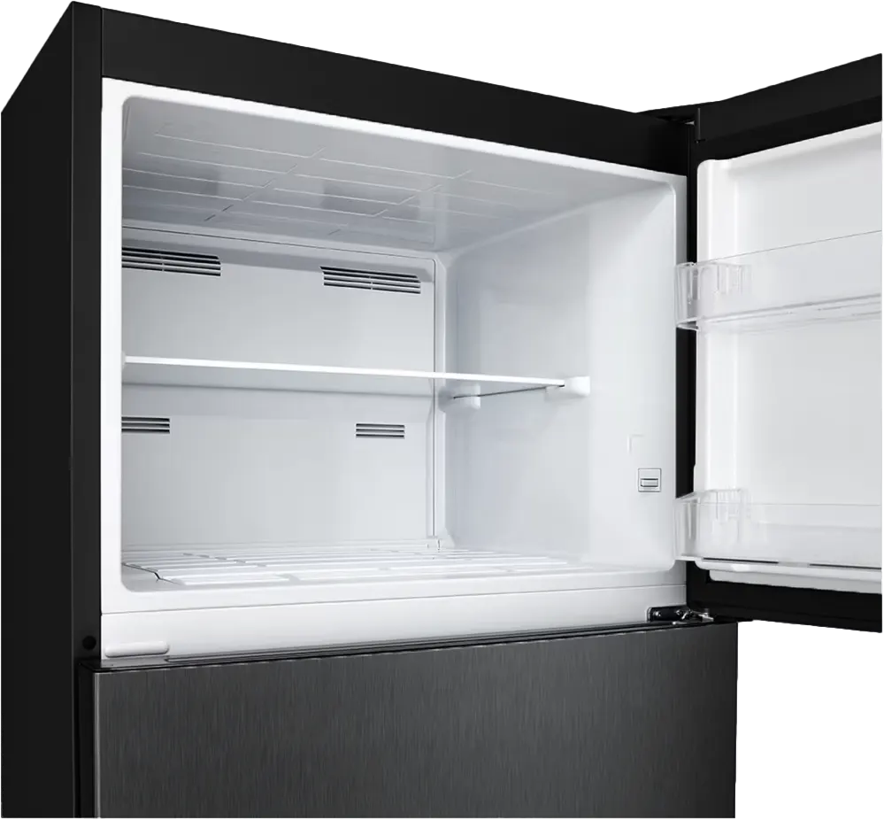 ثلاجة ال جي نوفروست، 401 لتر، 2 باب، شاشة رقمية، لون اسود، موديل GTF402SBAN