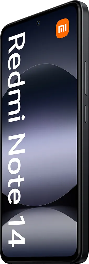 Redmi Note 14 Dual SIM Mobile, 256 GB Memory, 8 GB RAM, 4G LTE, Midnight Black