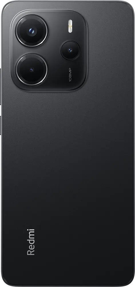 Redmi Note 14 Dual SIM Mobile, 256 GB Memory, 8 GB RAM, 4G LTE, Midnight Black