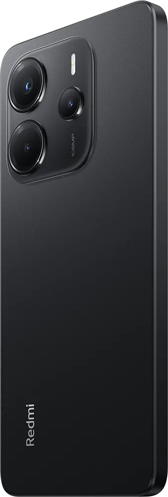 Redmi Note 14 Dual SIM Mobile, 256 GB Memory, 8 GB RAM, 4G LTE, Midnight Black