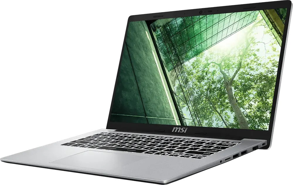 Laptop MSI Modern 14 F13MG-041XEG, Intel® Core™ i7-1335U , 13th Gen, 8GB RAM, 512GB SSD Hard Disk, Intel®UHD Integrated Graphics Card, 14 inch FHD Display, Dos, Urban Silver