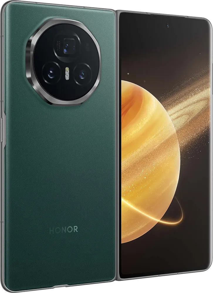 Honor Magic V3 Dual SIM Mobile, 512GB Internal Memory, 12GB RAM, 5G, Green + ( Honor Choice Earbuds Clip + Honor Choice Watch For Free)