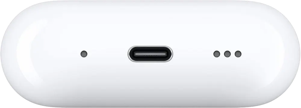 سماعات ابل ايربودز برو الجيل الثاني، بلوتوث 5.3، تحكم باللمس، مقاومة للماء، عازل للضوضاء، ابيض، A3047 A3048 A2968